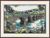 切り絵原画　耶馬溪橋