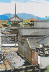 切り絵原画　臼杵の秋